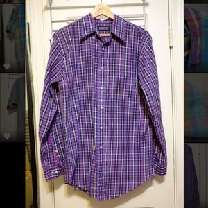 Vintage Lands’ End Plaid Shirt